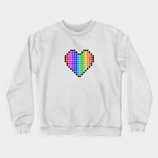 Rainbow Heart Crewneck Sweatshirt